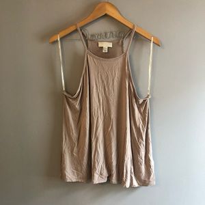 F21+ Tan Halter Tank (1X)
